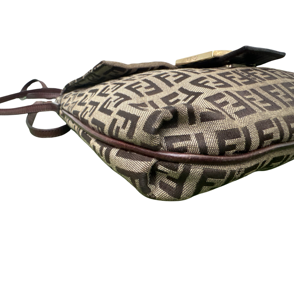 Fendi Mamma Baguette Zucca Canvas