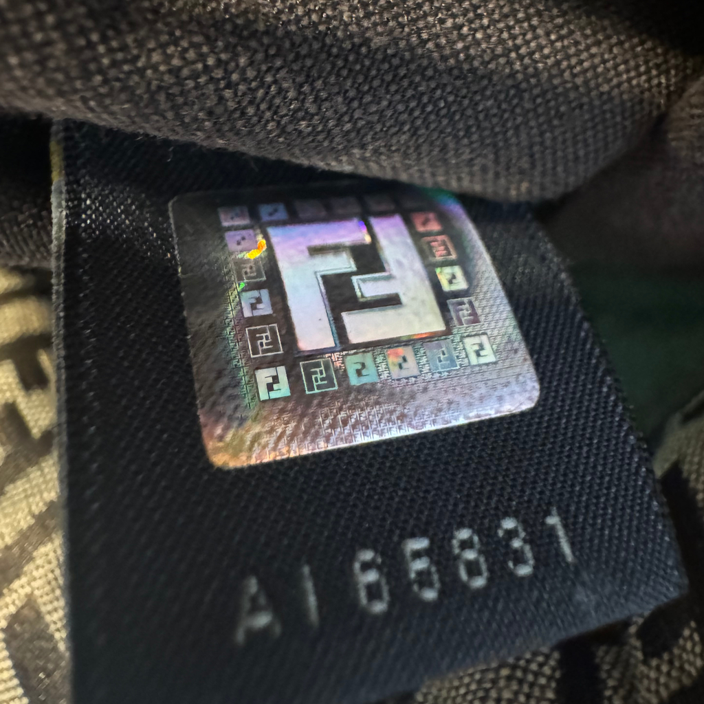 Fendi Mamma Baguette Zucca Canvas