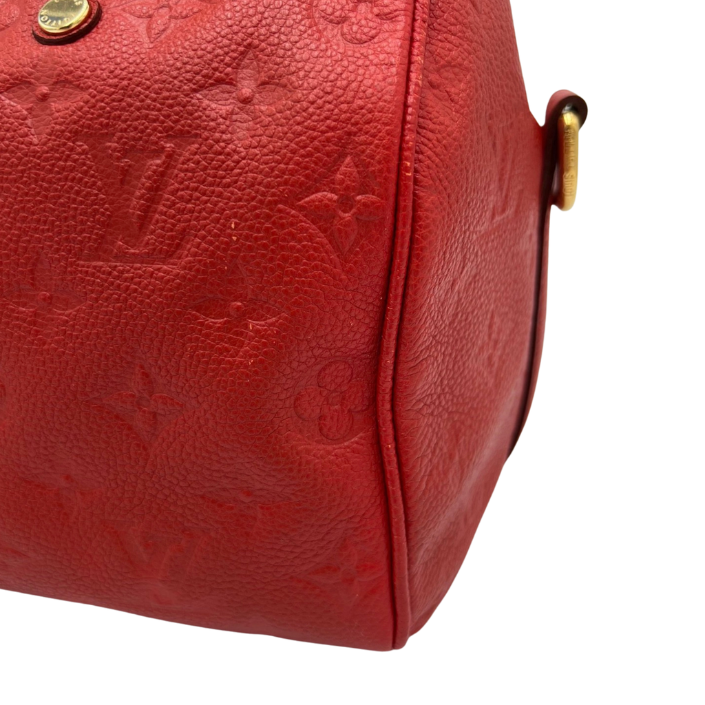 Louis Vuitton Speedy Bandoulière 25 Monogram Empreinte Orient en Piel de Becerro