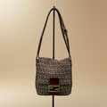 Fendi Mamma Baguette Zucca Canvas