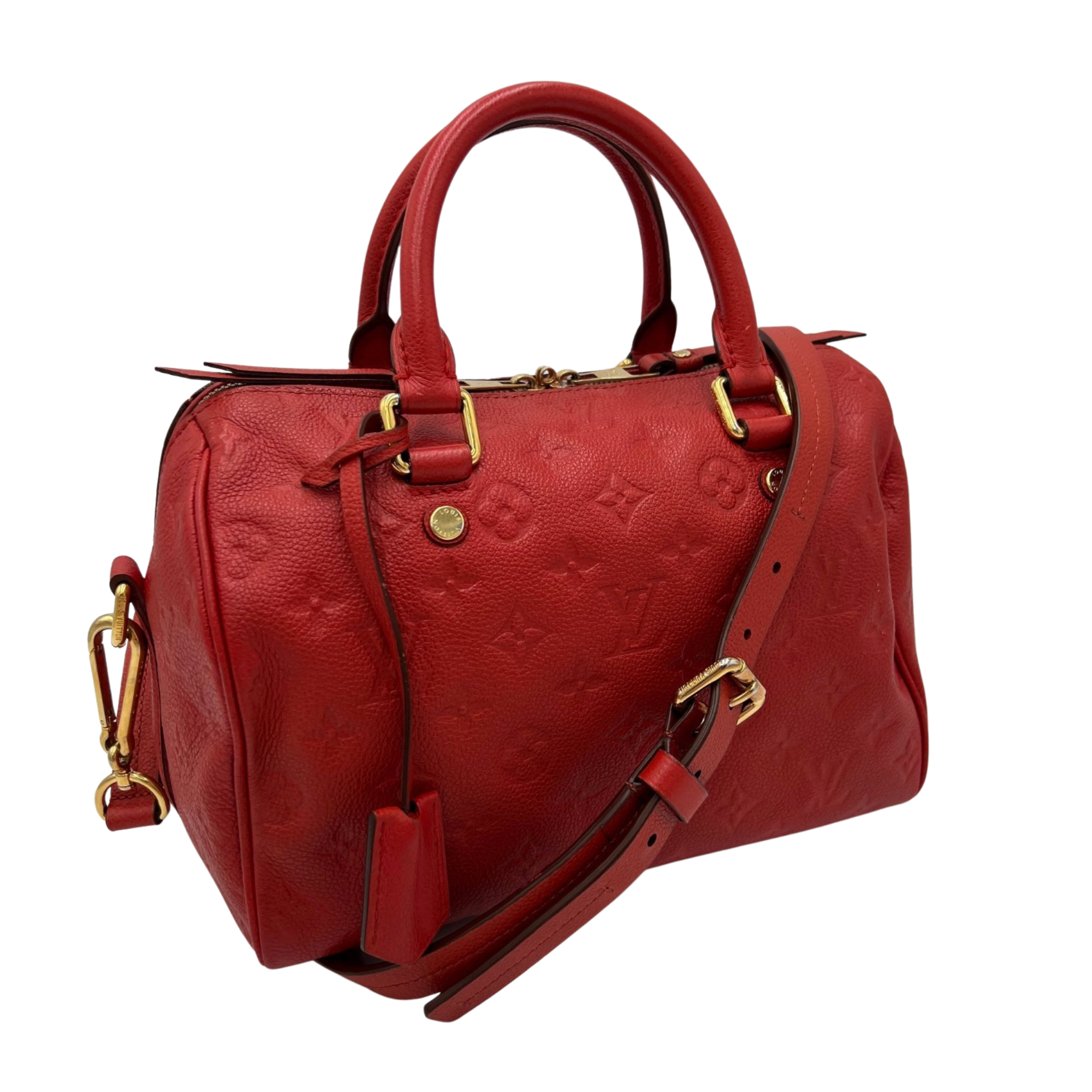 Louis Vuitton Speedy Bandoulière 25 Monogram Empreinte Orient en Piel de Becerro