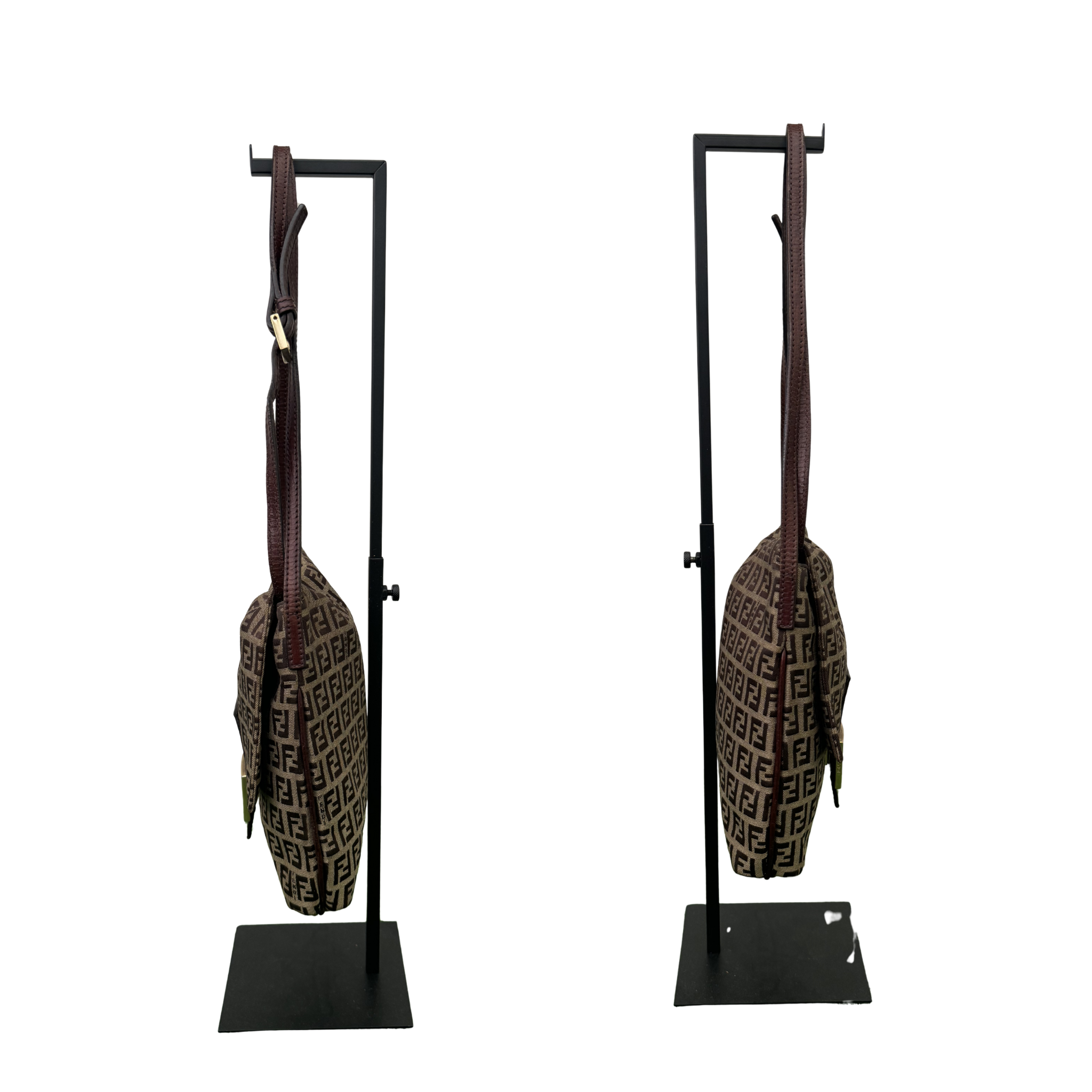 Fendi Mamma Baguette Zucca Canvas