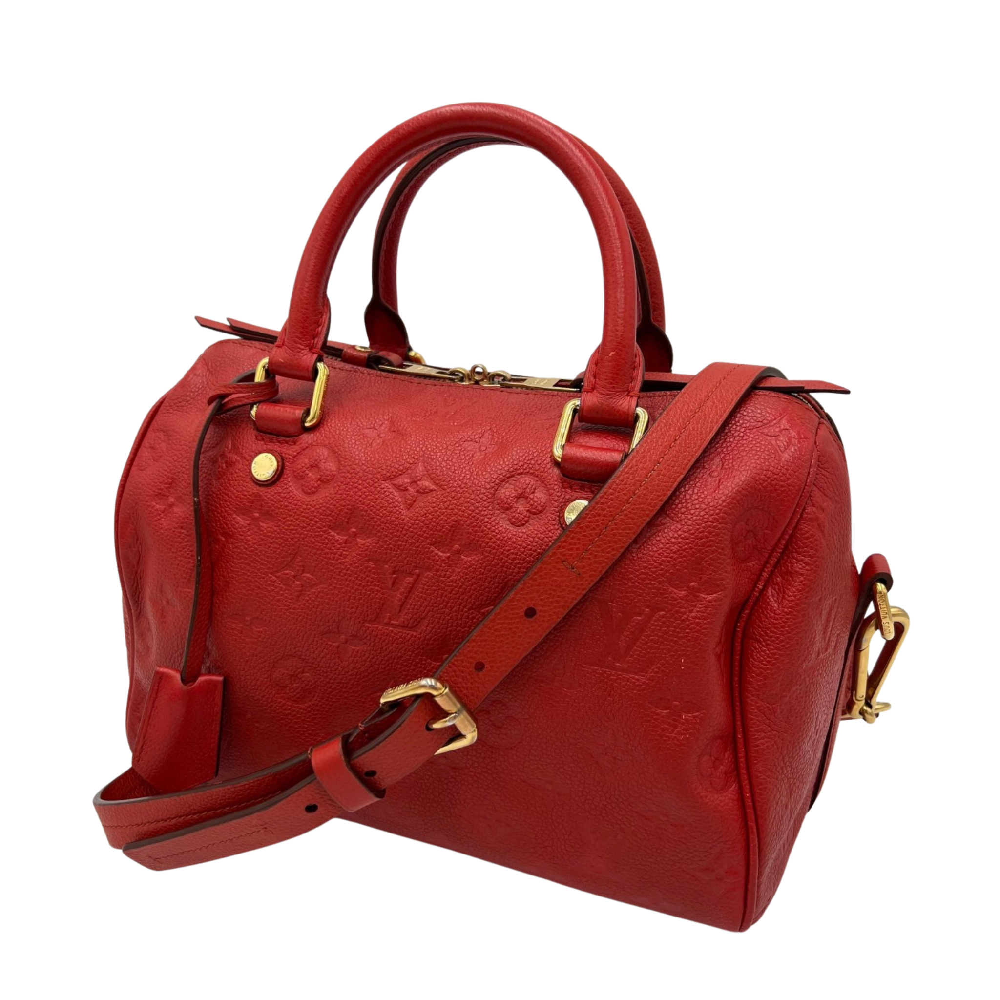 Louis Vuitton Speedy Bandoulière 25 Monogram Empreinte Orient en Piel de Becerro