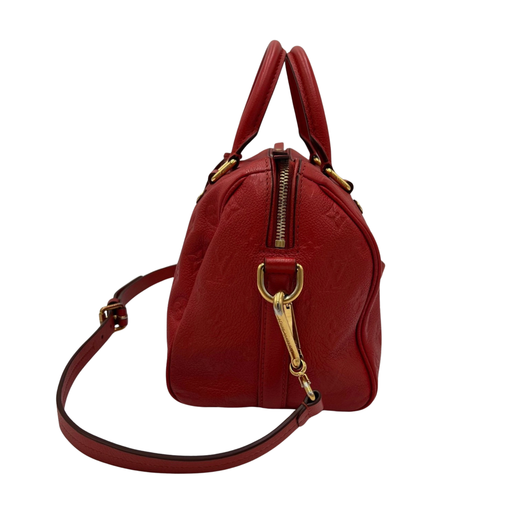 Louis Vuitton Speedy Bandoulière 25 Monogram Empreinte Orient en Piel de Becerro