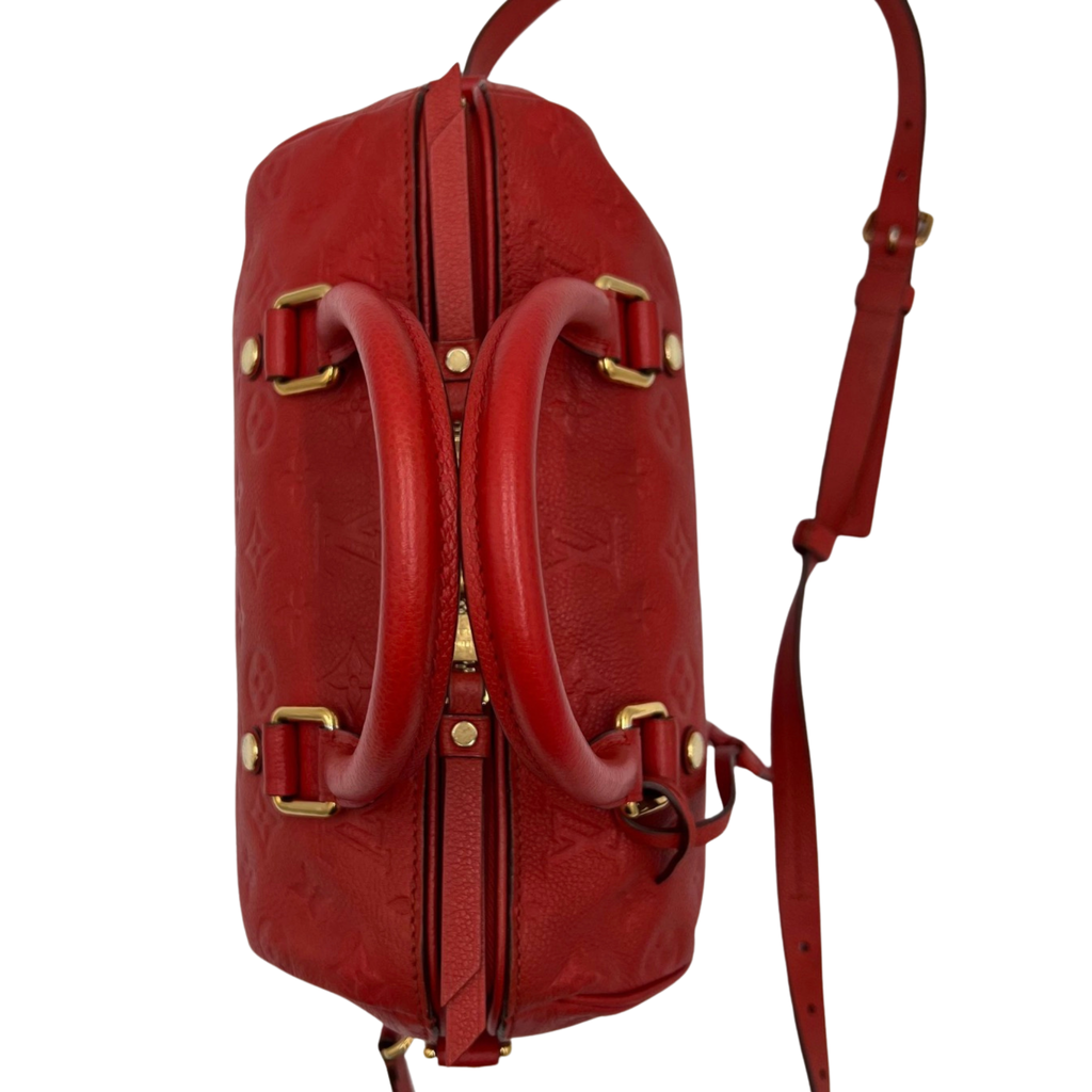 Louis Vuitton Speedy Bandoulière 25 Monogram Empreinte Orient en Piel de Becerro
