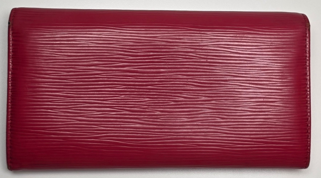Louis Vuitton Sarah Wallet · Epi Rojo