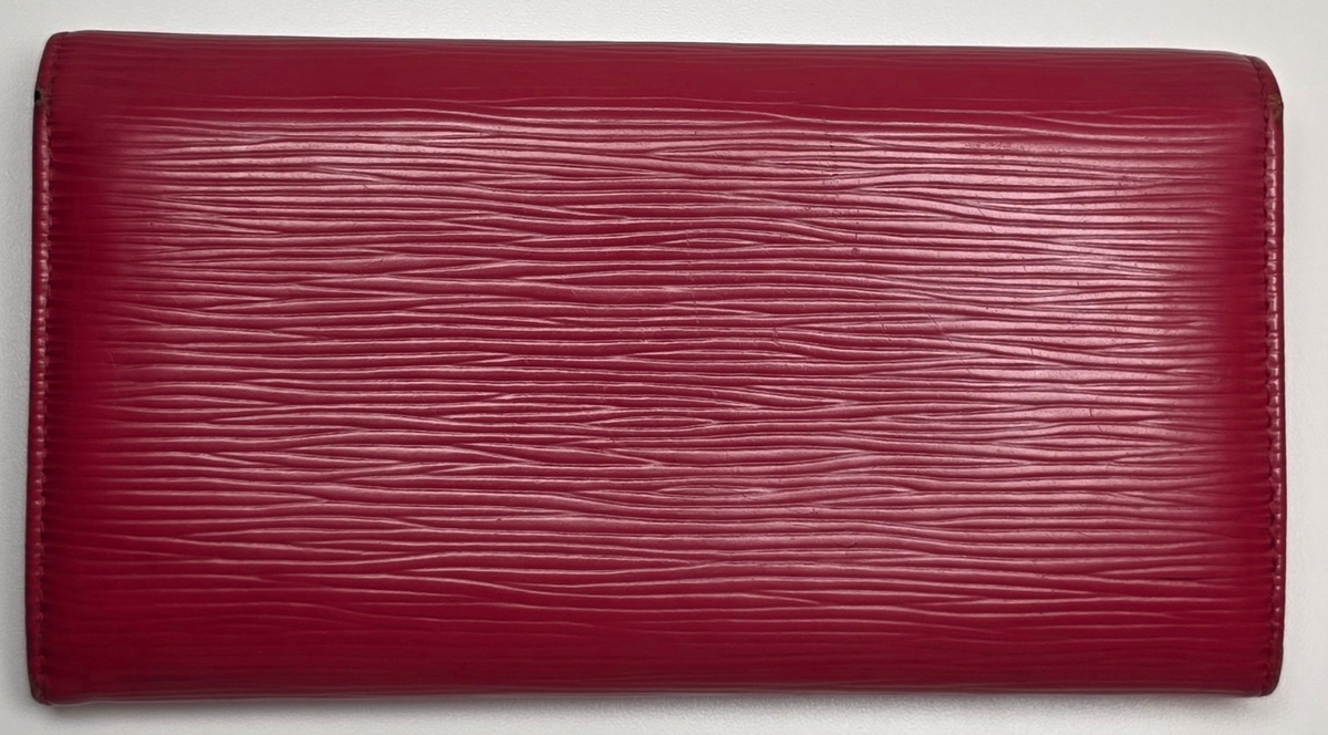 Louis Vuitton Sarah Wallet · Epi Rojo