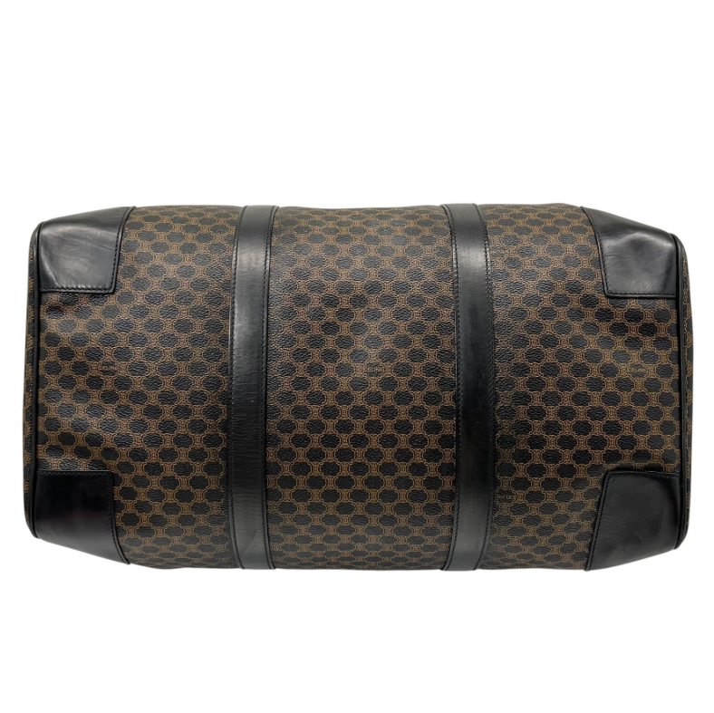 Céline Macadam Travel Bag en Lona Negra