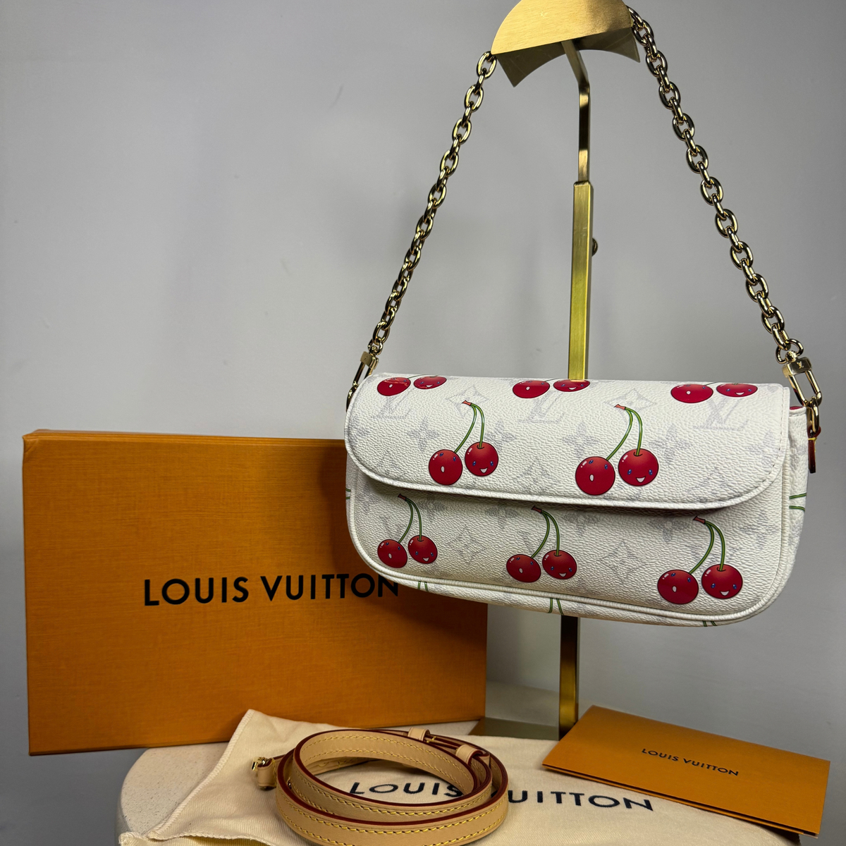 Louis Vuitton x Takashi Murakami Ivy Monogram Cerise 2025