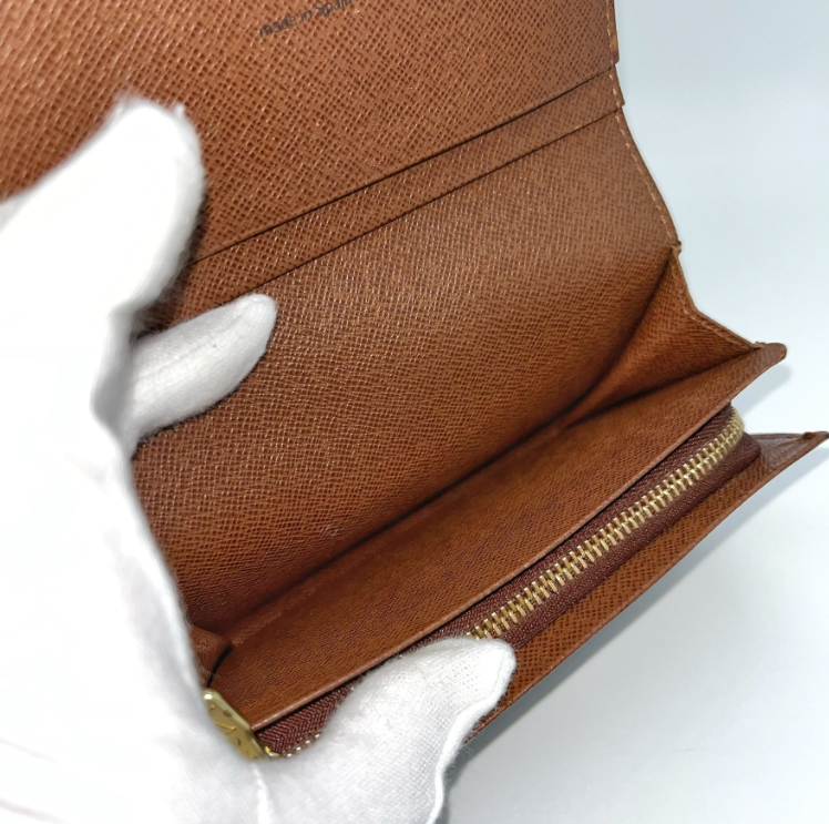 Louis Vuitton Cartera Doble Pliegue · Monogram