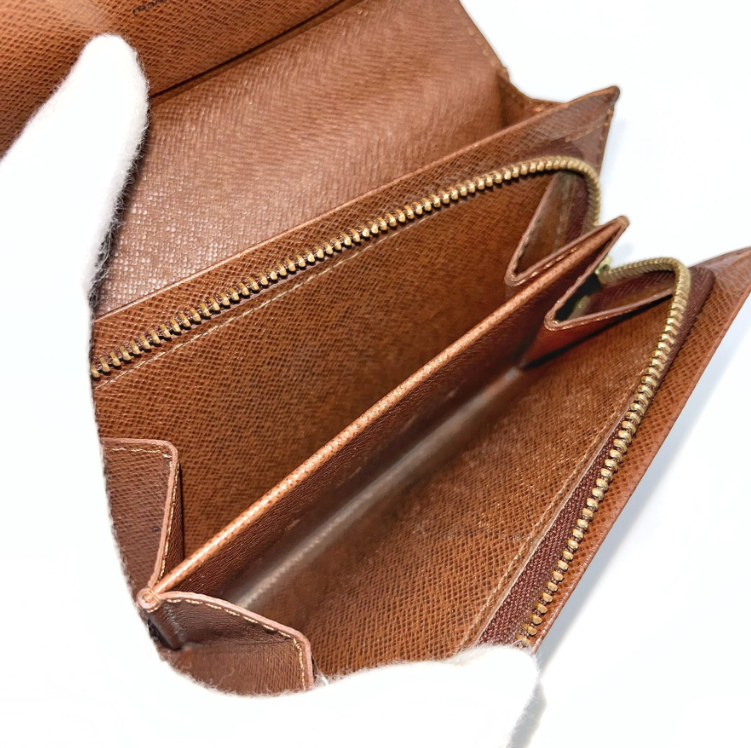Louis Vuitton Cartera Doble Pliegue · Monogram