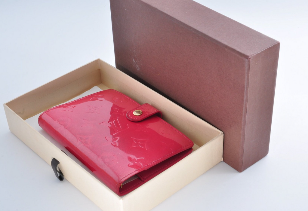 Louis Vuitton Agenda PM Vernis · Frambuesa