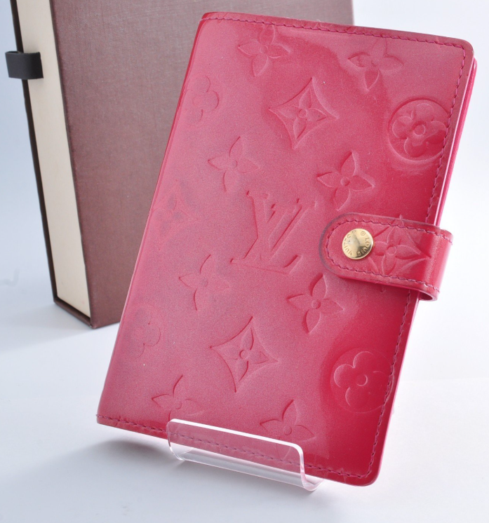 Louis Vuitton Agenda PM Vernis · Frambuesa