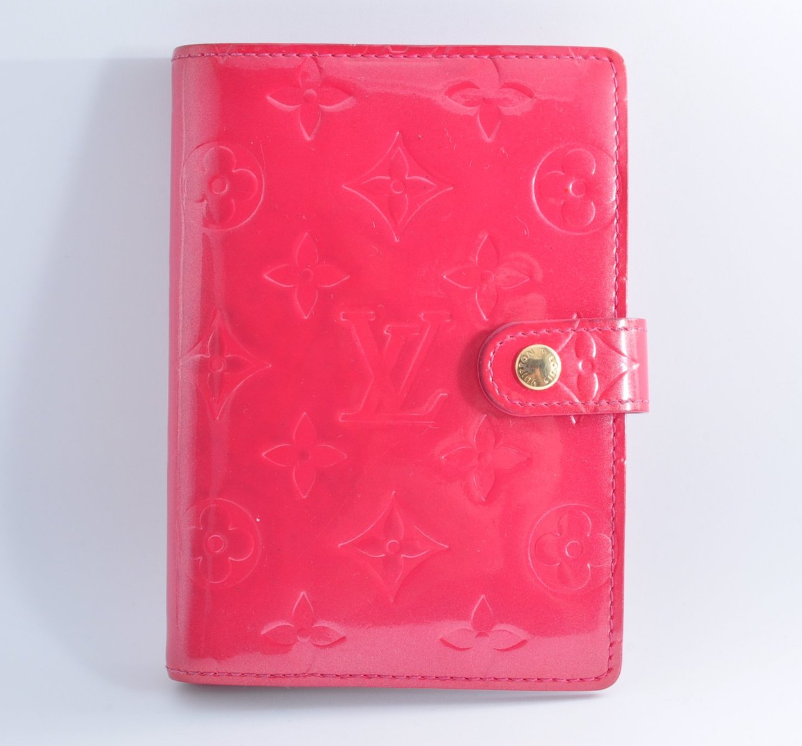 Louis Vuitton Agenda PM Vernis · Frambuesa