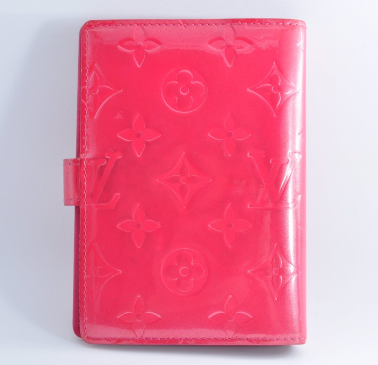 Louis Vuitton Agenda PM Vernis · Frambuesa