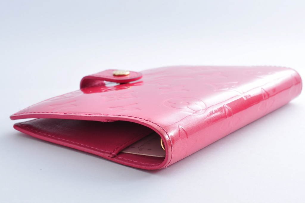 Louis Vuitton Agenda PM Vernis · Frambuesa