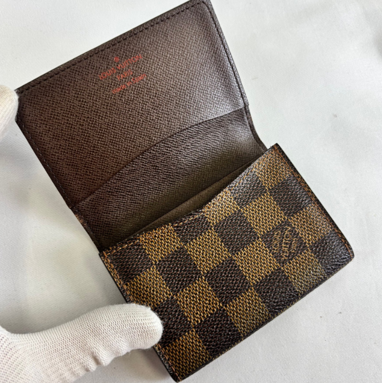 Louis Vuitton cartera tarjetero · Damier Ébène
