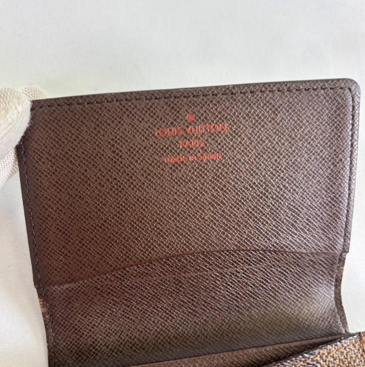 Louis Vuitton cartera tarjetero · Damier Ébène