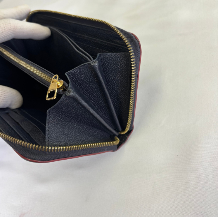 Louis Vuitton Zippy Wallet · Monogram Empreinte Azul