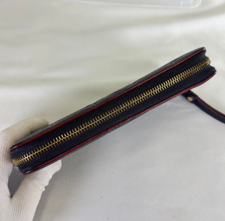 Louis Vuitton Zippy Wallet · Monogram Empreinte Azul