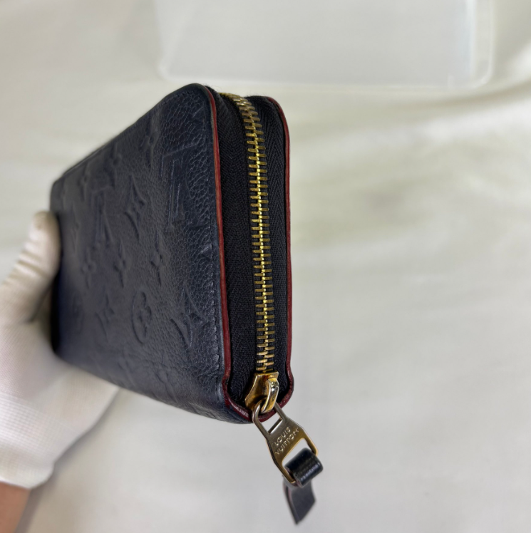Louis Vuitton Zippy Wallet · Monogram Empreinte Azul