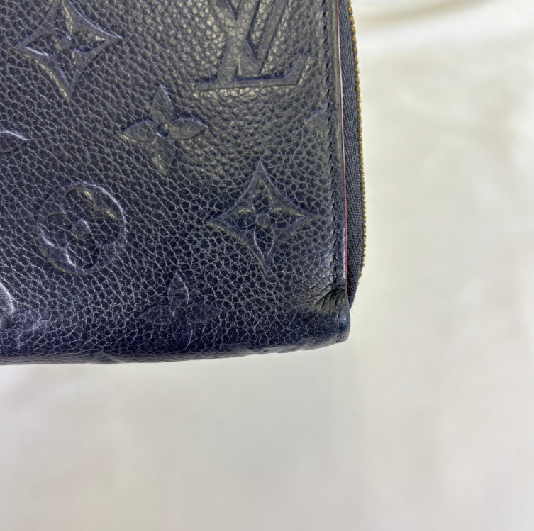 Louis Vuitton Zippy Wallet · Monogram Empreinte Azul