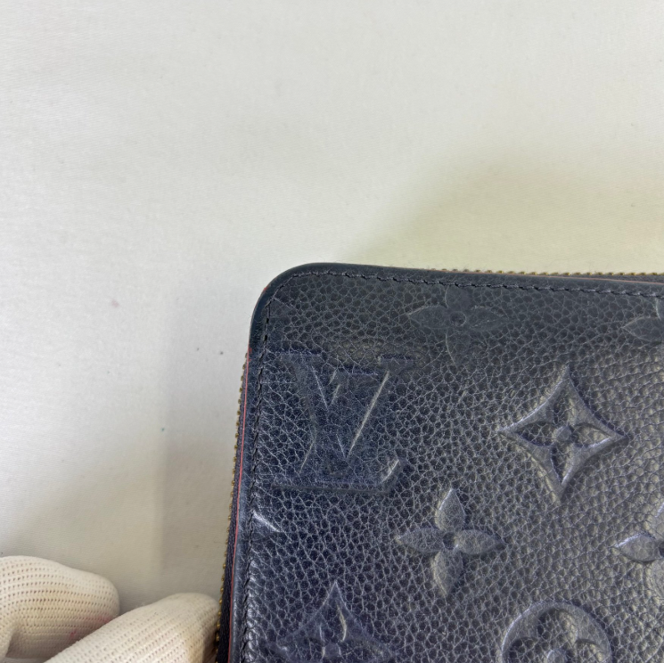 Louis Vuitton Zippy Wallet · Monogram Empreinte Azul
